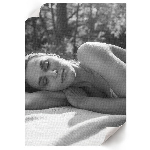 Wydruk na płótnie Relaksujący portret