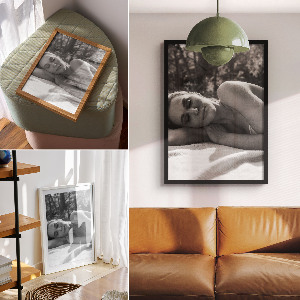 Wydruk na płótnie Relaksujący portret