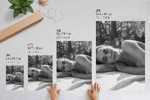 Wydruk na płótnie Relaksujący portret