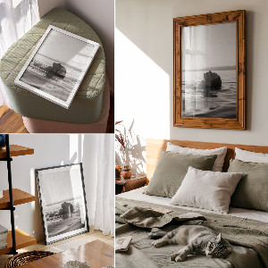 Dekoracyjny plakat ścienny Kobieta w wodzie