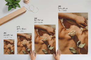 Wydruk na płótnie Róża intymność