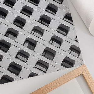 Grafika na ścianę Ciekawa architektura