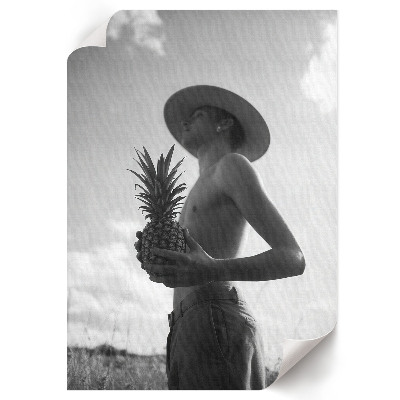 Grafika na ścianę Ananasowy portret