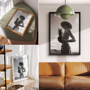 Grafika na ścianę Ananasowy portret