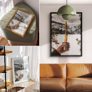 Wydruk na płótnie Zimowy krajobraz