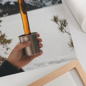 Wydruk na płótnie Zimowy krajobraz