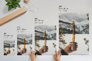 Wydruk na płótnie Zimowy krajobraz