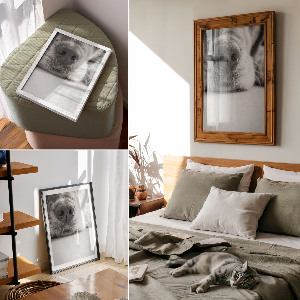 Plakat premium Psi pyszczek