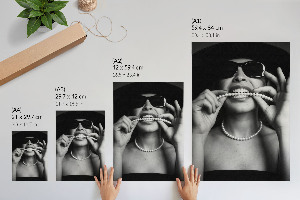 Dekoracyjny plakat ścienny Kobieta glamour