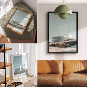 Plakat premium Nowoczesna architektura