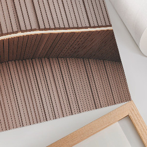 Dekoracyjny plakat ścienny Drewniane panele