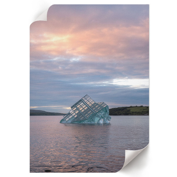 Wydruk na płótnie Lodowa rzeźba