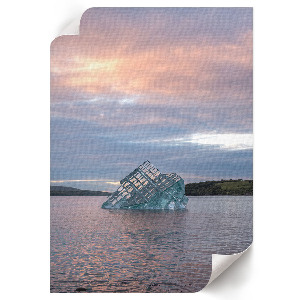 Wydruk na płótnie Lodowa rzeźba