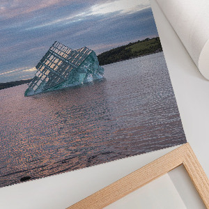 Wydruk na płótnie Lodowa rzeźba