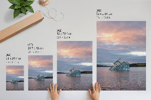 Wydruk na płótnie Lodowa rzeźba