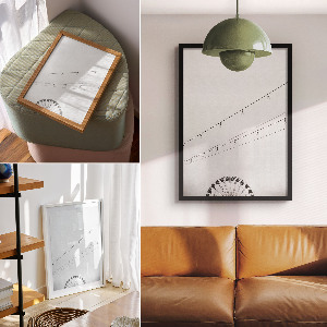 Dekoracyjny plakat ścienny Minimalizm miejski