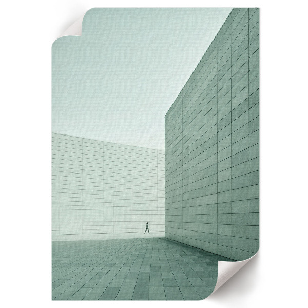 Grafika na ścianę Nowoczesna architektura