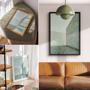 Grafika na ścianę Nowoczesna architektura