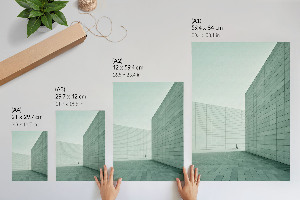 Grafika na ścianę Nowoczesna architektura