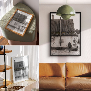 Wydruk na płótnie Miejski spacer