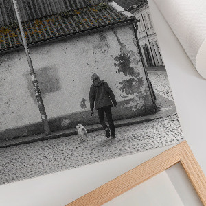 Wydruk na płótnie Miejski spacer