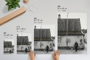 Wydruk na płótnie Miejski spacer