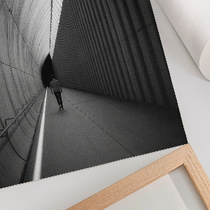 Wydruk na płótnie Samotna podróż