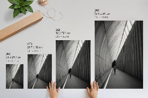 Wydruk na płótnie Samotna podróż