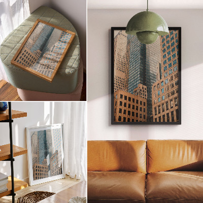 Plakat premium Miejska architektura