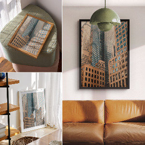 Plakat premium Miejska architektura