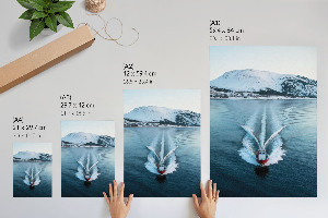 Grafika na ścianę Łodka na wodzie