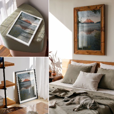 Plakat premium Górskie jezioro