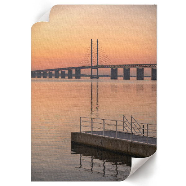 Dekoracyjny plakat ścienny Spokojny most