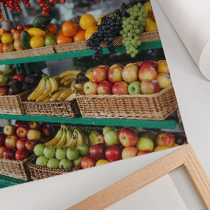 Dekoracyjny plakat ścienny Targ owocowy