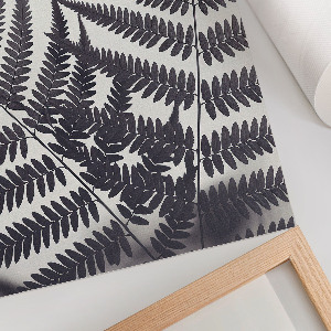 Wydruk na płótnie Liście paproci