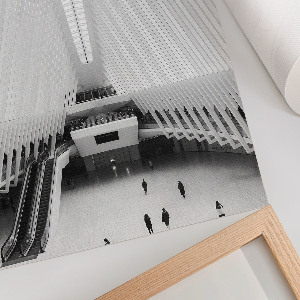 Dekoracyjny plakat ścienny Futurystyczna architektura