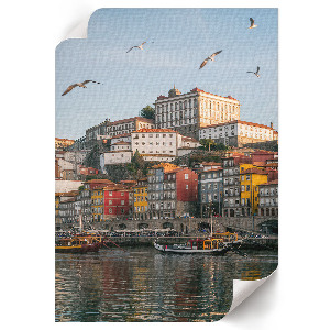 Grafika na ścianę Miejski urok