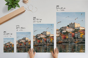 Grafika na ścianę Miejski urok