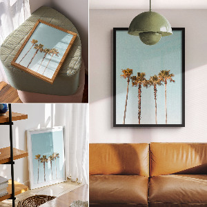 Grafika na ścianę Palmy tropiki