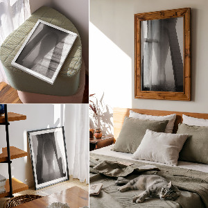 Grafika na ścianę Most we mgle