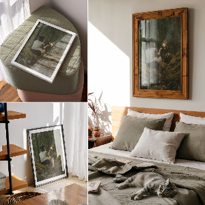 Wydruk na płótnie Leśna magia