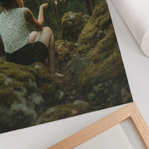 Wydruk na płótnie Leśna magia