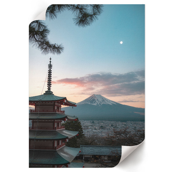 Dekoracyjny plakat ścienny Wieczór w Azji