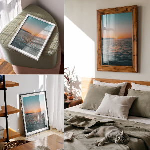 Wydruk na płótnie Zachód słońca