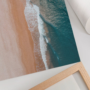 Plakat premium Fale plaża