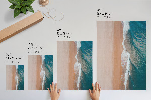 Plakat premium Fale plaża