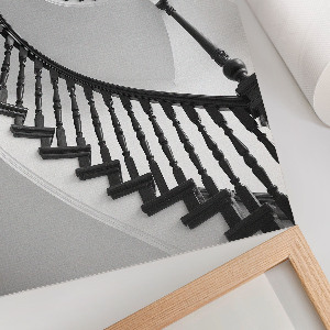 Grafika na ścianę Spiralne schody