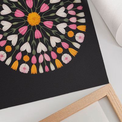 Plakat premium Kwiatowa mandala