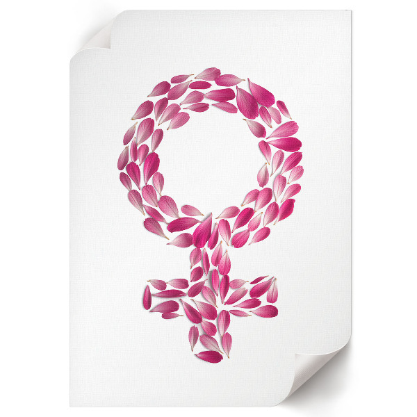 Wydruk na płótnie Kwiatowa kobiecość