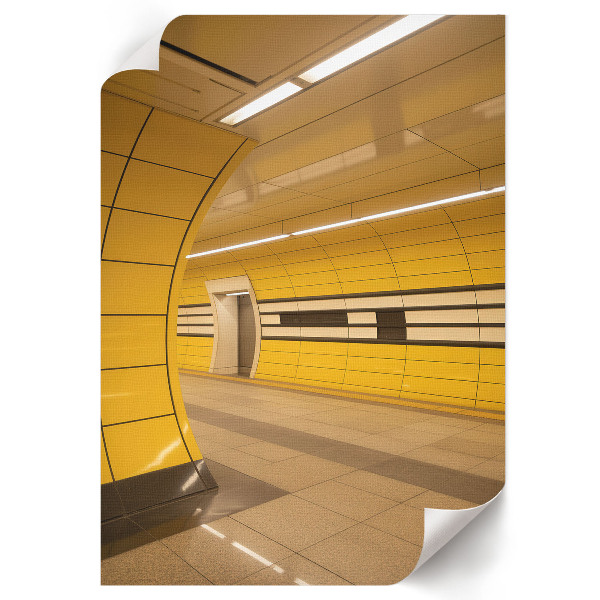 Dekoracyjny plakat ścienny Podziemna nowoczesność